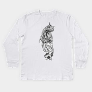 Carnotaurus Kids Long Sleeve T-Shirt